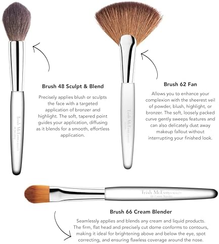 Trish McEvoy Brush 66 Cream Blender – Professional Makeup Blending Tool