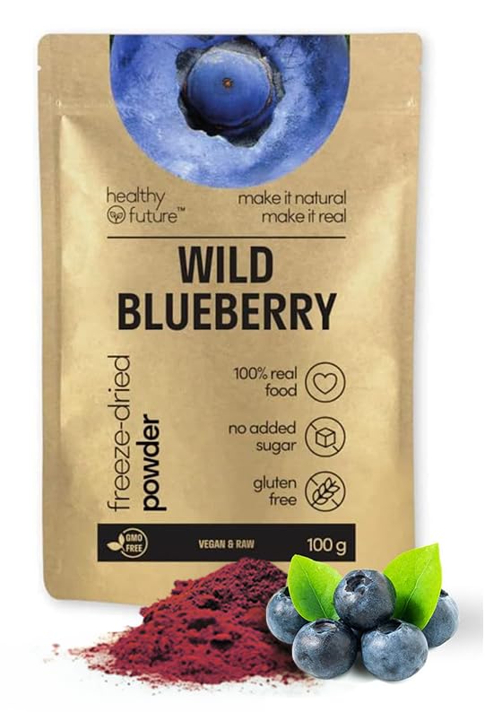 Jolof Store Wild Blueberry Powder – Freeze Dried Natural Superfood 100g