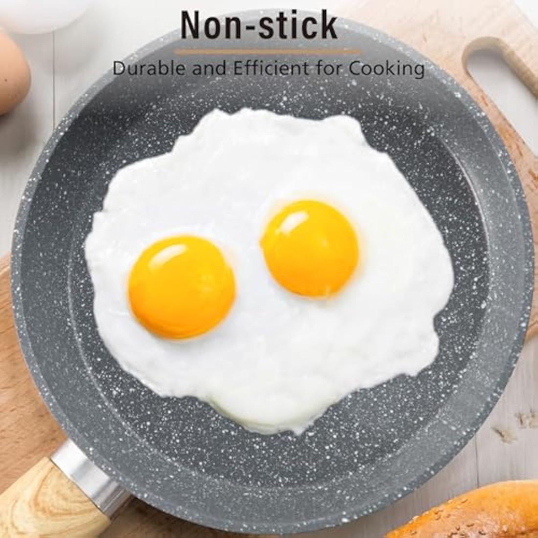 Kitchen Academy 17-Piece Non-Stick Granite Induction Cookware Set