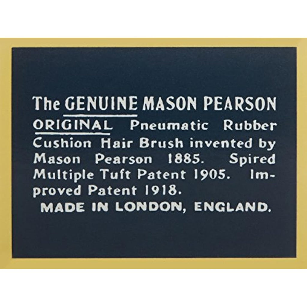 Mason Pearson N4 Nylon Pocket Hair Brush – Dark Ruby Luxury Detangler