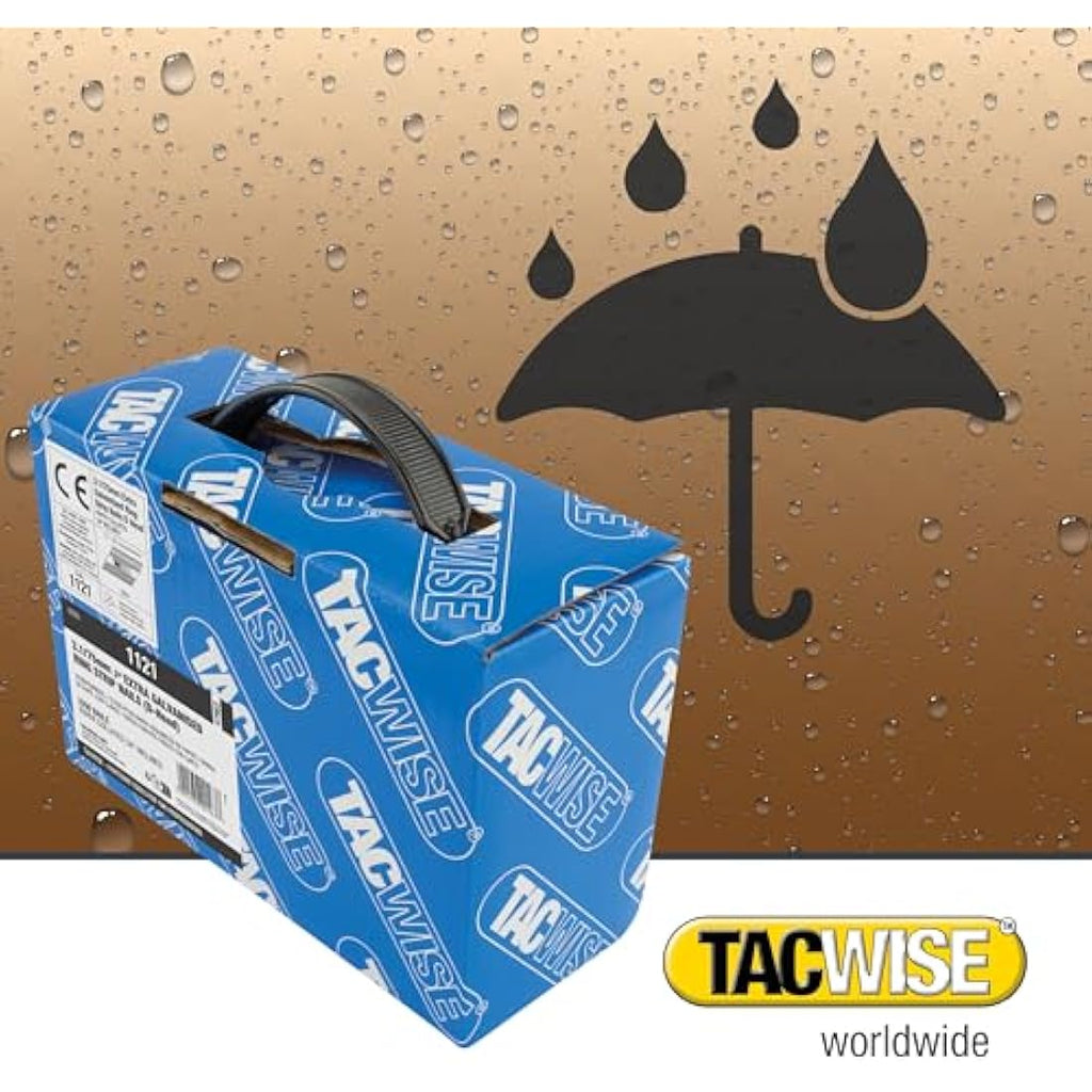Tacwise 3.1 x 75mm Galvanised Framing Nails | Ring Shank (2,200 Pack)