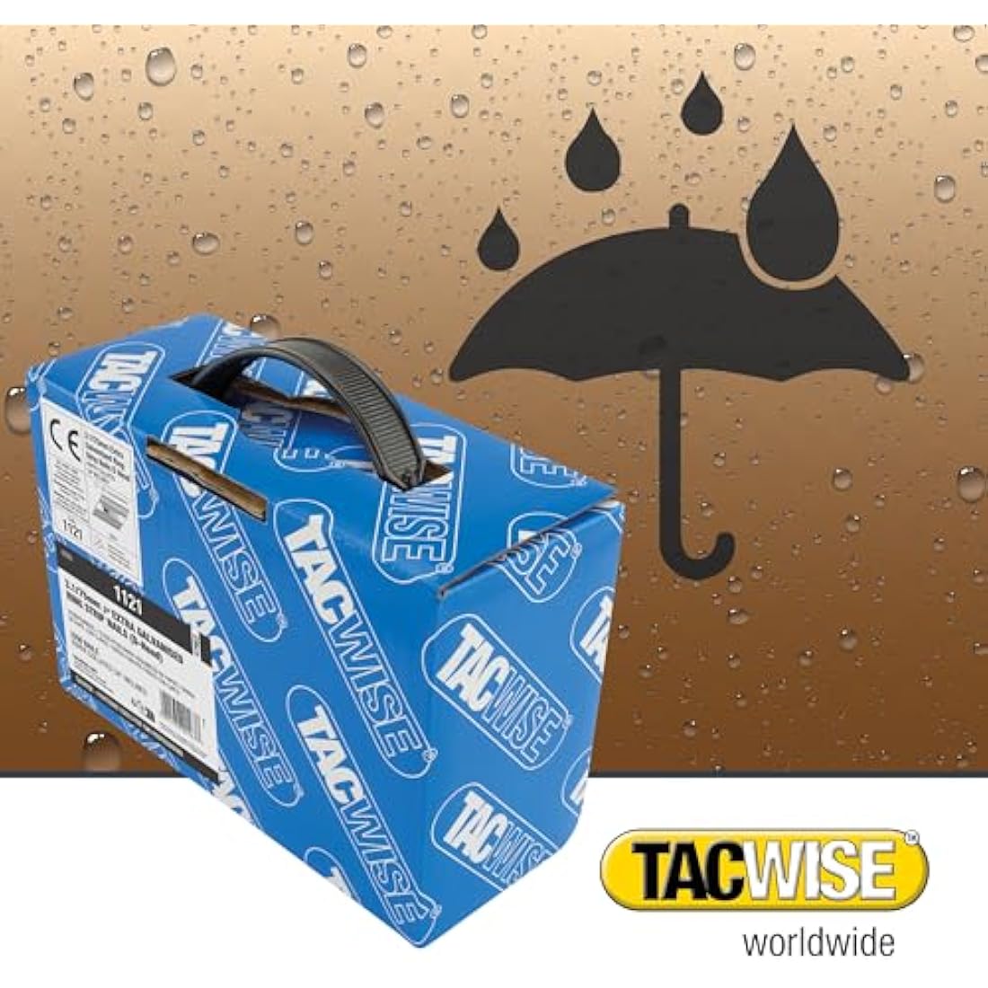 Tacwise 3.1 x 75mm Galvanised Framing Nails | Ring Shank (2,200 Pack)