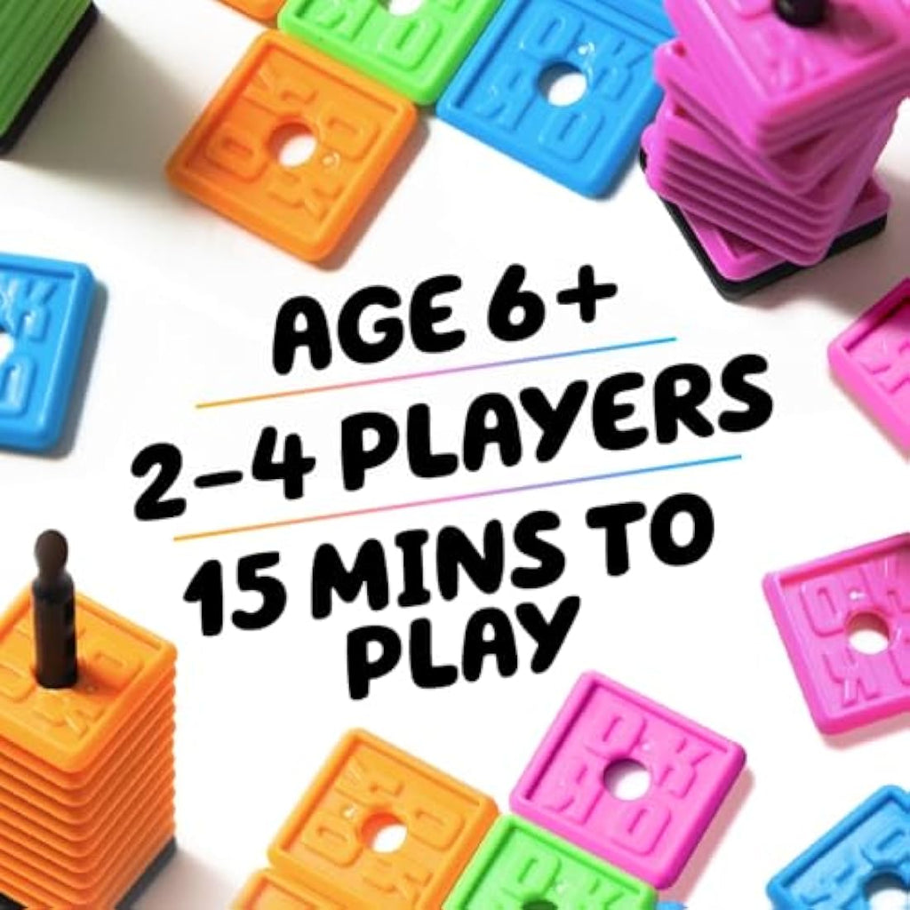 OK Play – Portable Strategy Board Game for Kids & Adults, 2-4 Players