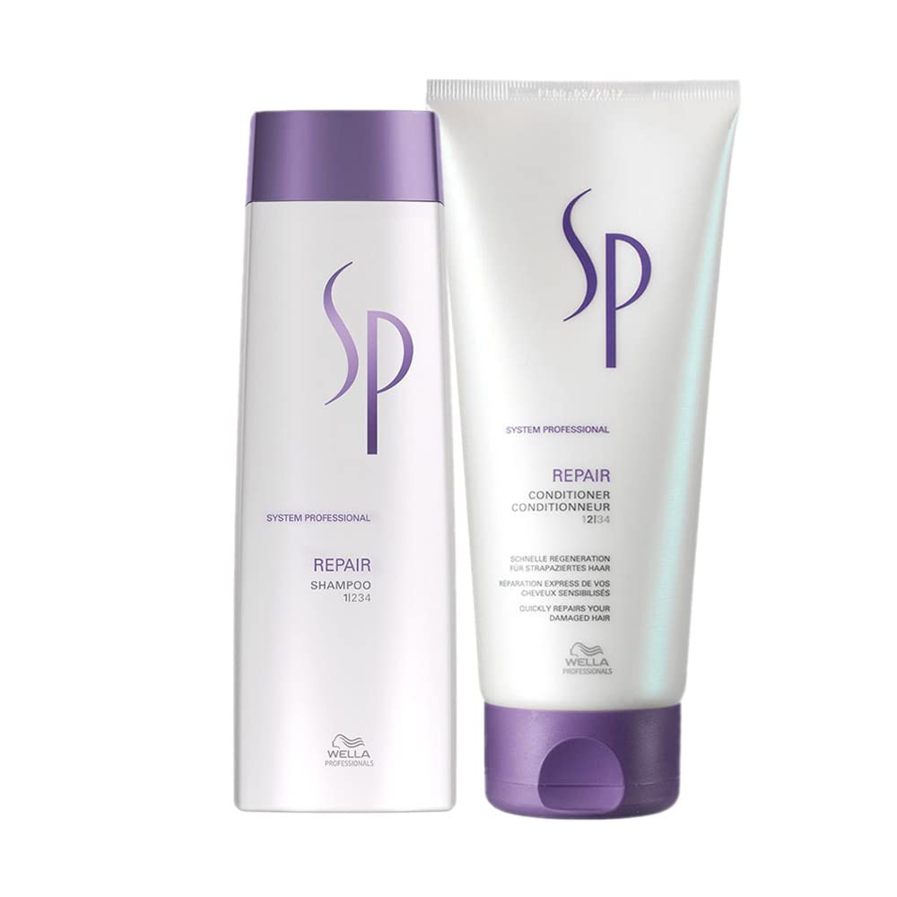 Wella SP Repair Duo - Strengthening Shampoo & Conditioner Set for Damaged Hair
