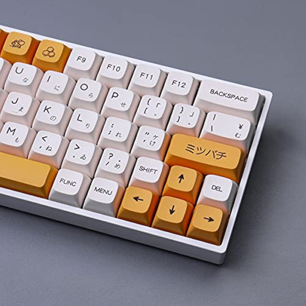 Jolof Store Honey Milk PBT Keycaps – 137 Keys XDA Profile Japanese Set