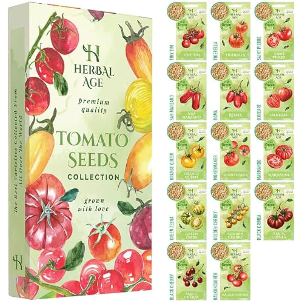 Grow Your Own Tomato Seeds Kit – 14 Heirloom Varieties