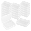 WYAN 18Pcs Transparent Boxes, Bead Storage Box, Containers Rectangle, Containers Box Case with Flip-Up Lids, Storage Containers - image 1