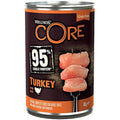 Wellness CORE 95% Turkey & Kale Wet Dog Food – Grain-Free Paté, 6 x 400g