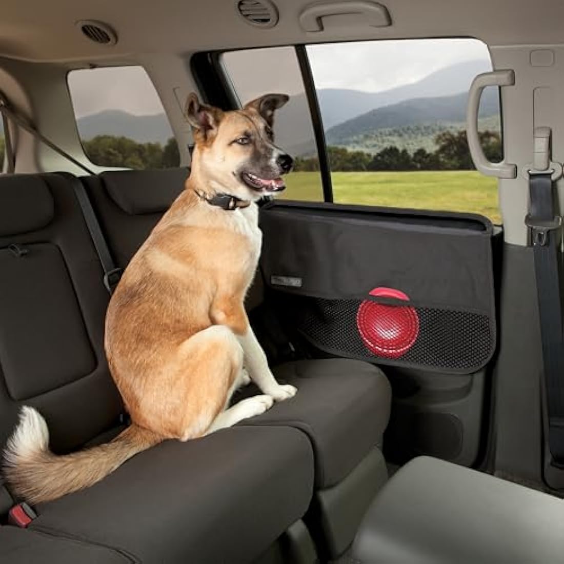 Kurgo Dog Car Door Guard – Waterproof Pet Door Protector, 2-Pack, Grey