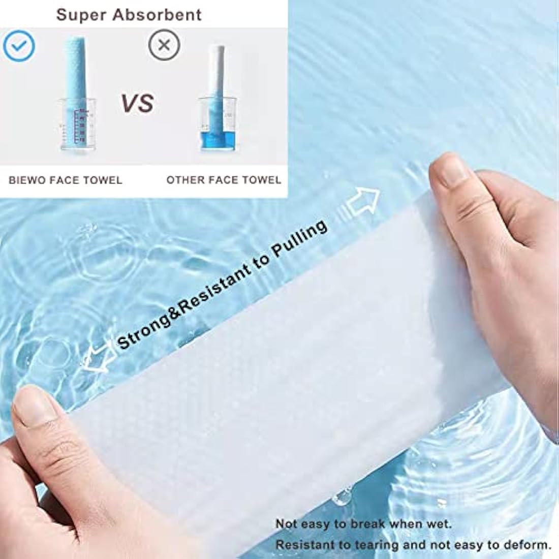 Disposable Face Towel | 100% Cotton Biodegradable Wipes