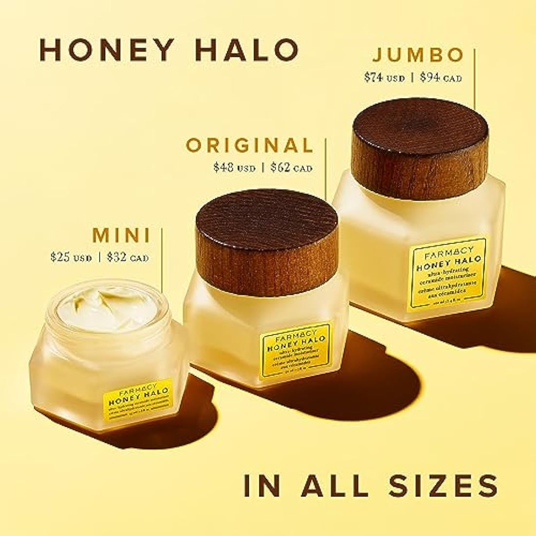 Farmacy Honey Halo Ceramide Face Moisturizer - Hydrating Cream (100ml)