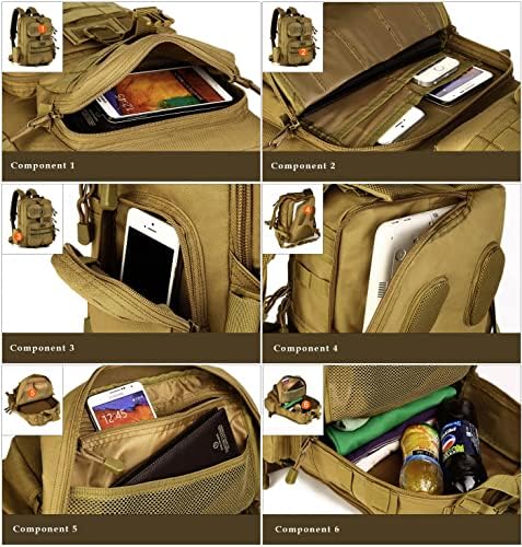 WTiger 30L Tactical Hiking Backpack | Molle Military Assault Rucksack