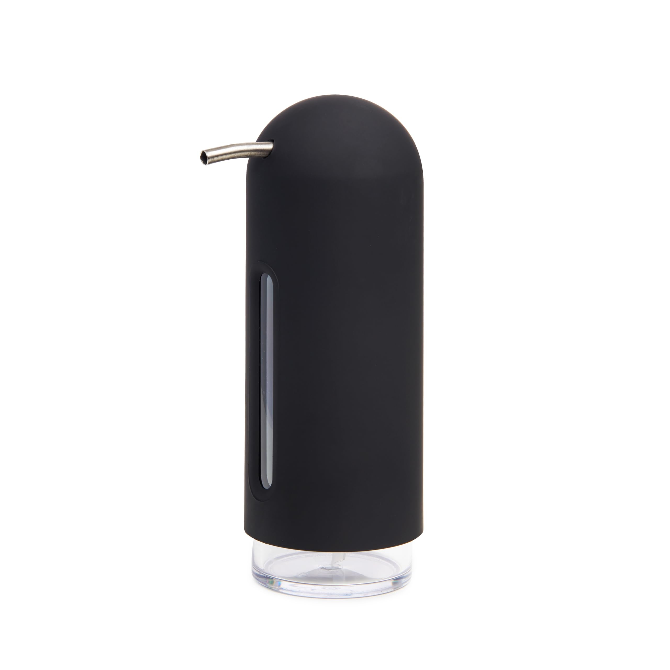 Umbra Penguin Soap Dispenser - 12oz Soft Touch Finish - Black
