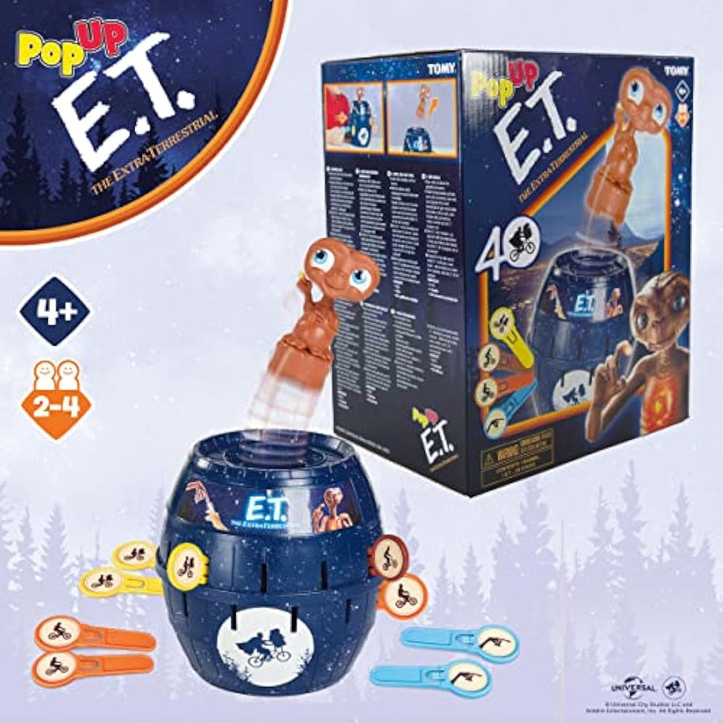 TOMY Pop Up E.T. Kids Board Game – Interactive Family Toy for Ages 4+