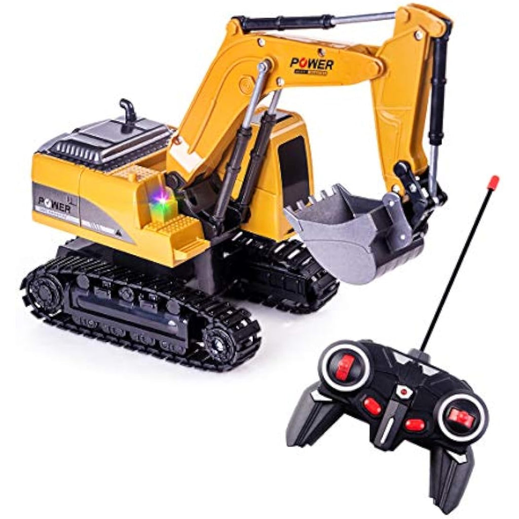 Highttoy RC Excavator – 1:24 Scale Alloy Construction Digger Toy for Kids