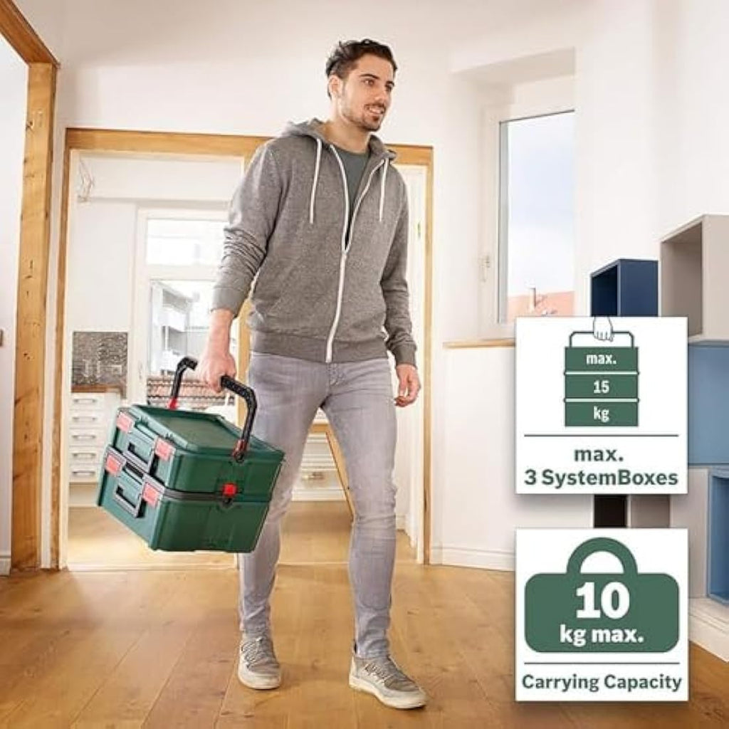 Bosch SystemBox Size M | Stackable Modular Power Tool Storage Case