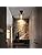 Jolof Store Industrial Flush Mount Ceiling Lights – 4PK Black Metal Cage