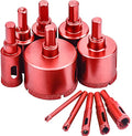 11-Piece Diamond Hole Saw Set – 6mm-50mm Tile Drill Bits