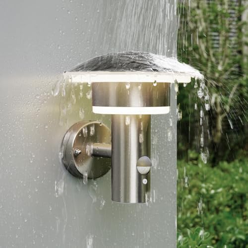 NBHANYUAN Outdoor LED Wall Light with Motion Sensor | SUS316 Stainless Steel