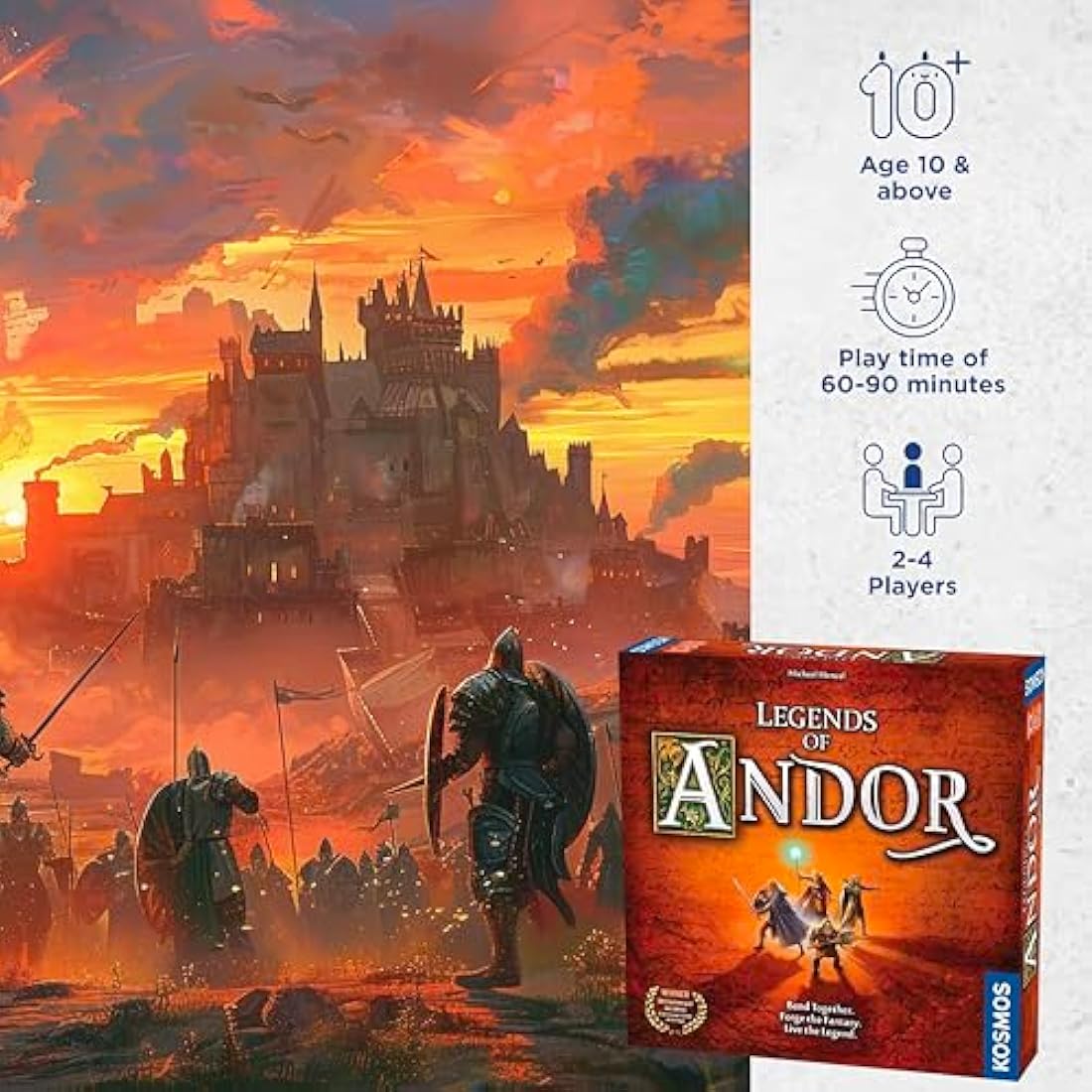 Legends of Andor: Cooperative Fantasy Strategy Board Game by Thames & Kosmos