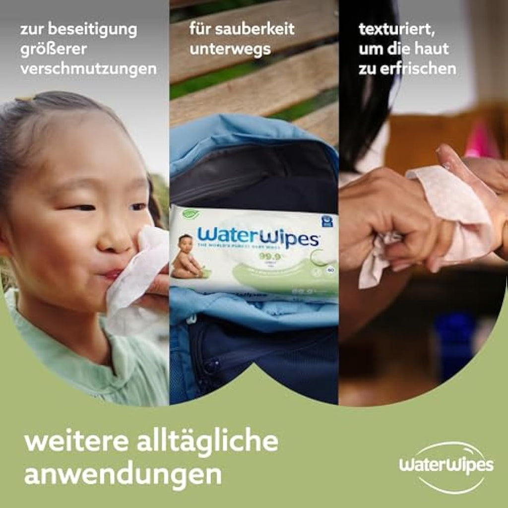 WaterWipes Sensitive+ Baby & Toddler Wipes | 720 Count | Unscented