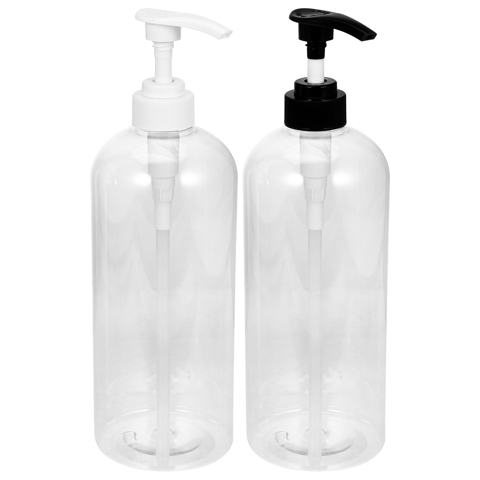Tovinanna 2-Pack 1L Refillable Soap Dispenser Bottles for Shampoo