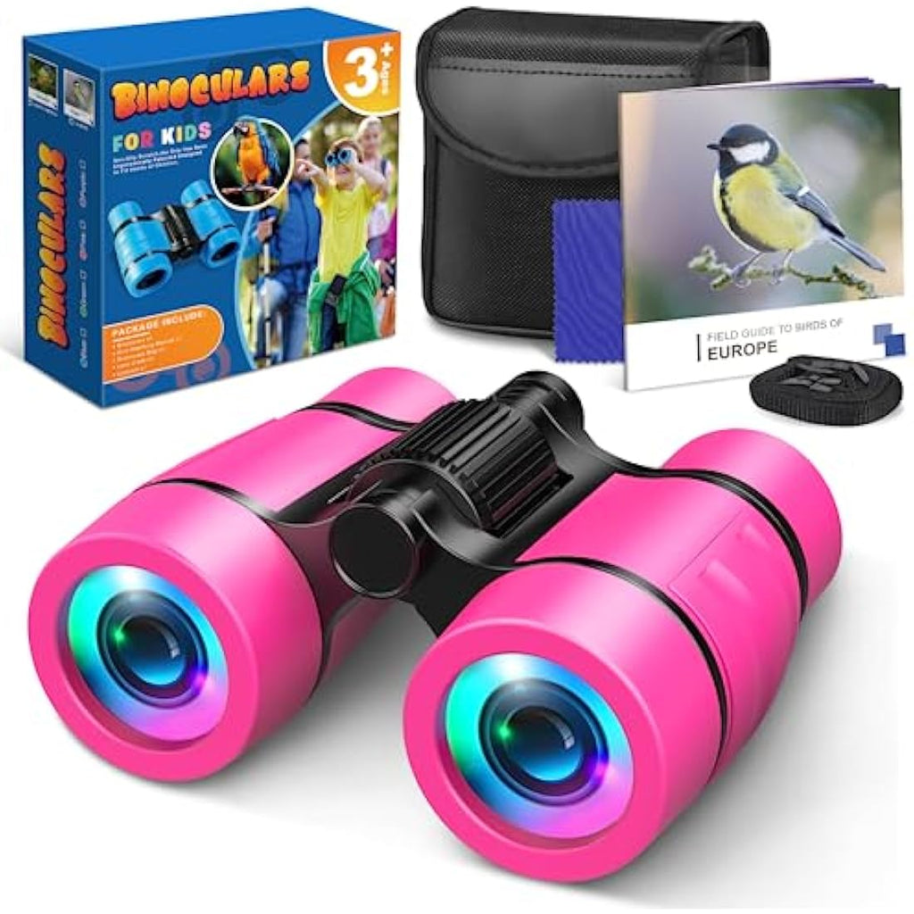 Jolof Store Kids Binoculars – 4x Magnification Outdoor Exploration Toy