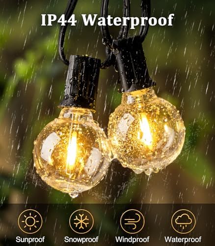 Vanranger 150ft G40 Festoon Outdoor Lights | Shatterproof LED Garden String