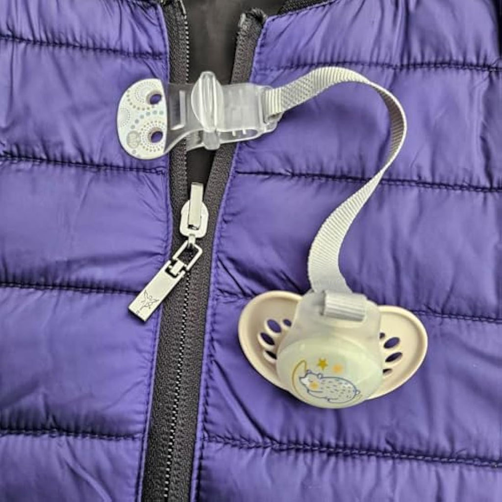 Nip Dummy Strap with Silicone Ring - Set of 2 Pacifier Holders