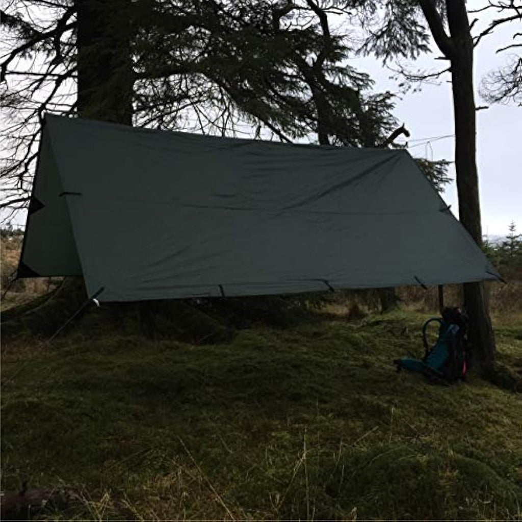 Lomo 4.5m x 3m Bushcraft Tarp - Waterproof Survival Bivi Shelter