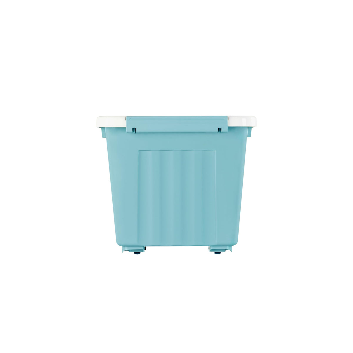 Cetomo 35L*6 Storage Boxes with Lids, Plastic Storage Box with Wheels and Secure Side Latches, Stackable & Nestable Organizer for Home, Office - image 4