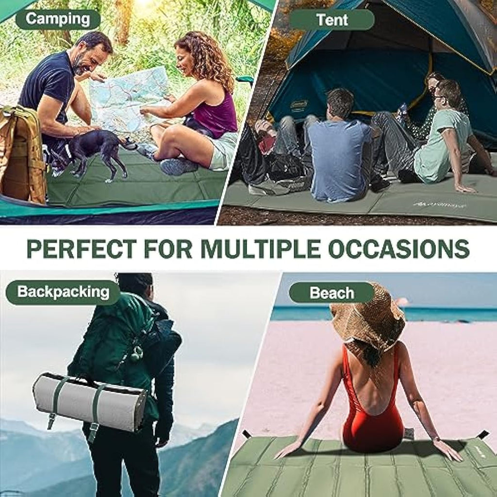AYAMAYA 6 Person Pop Up Tent – Waterproof Double Layer Family Shelter