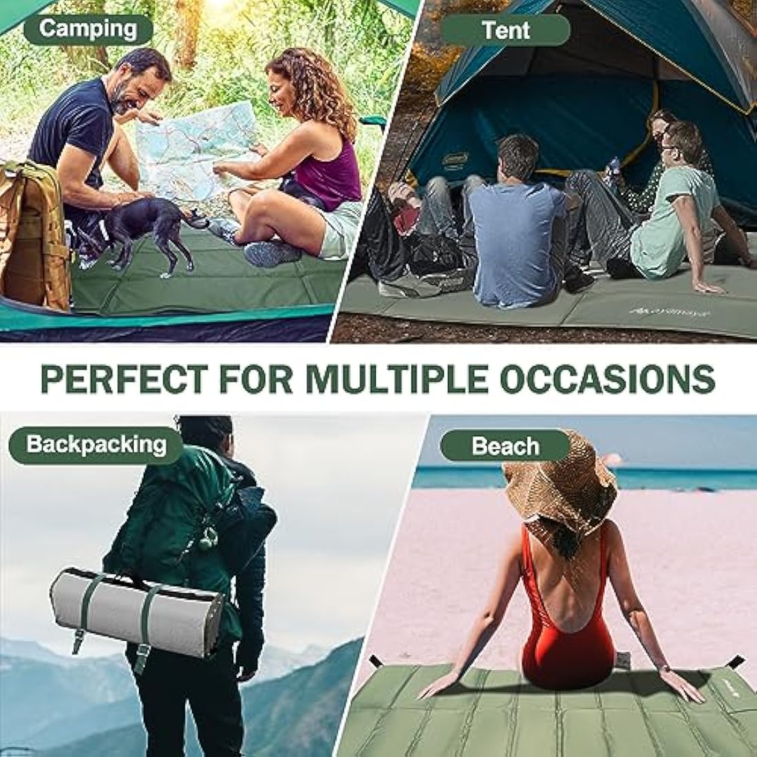 AYAMAYA 6 Person Pop Up Tent – Waterproof Double Layer Family Shelter