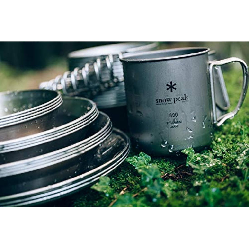 Snow Peak Titanium Single Cup – 600ml Ultralight Backpacking Mug