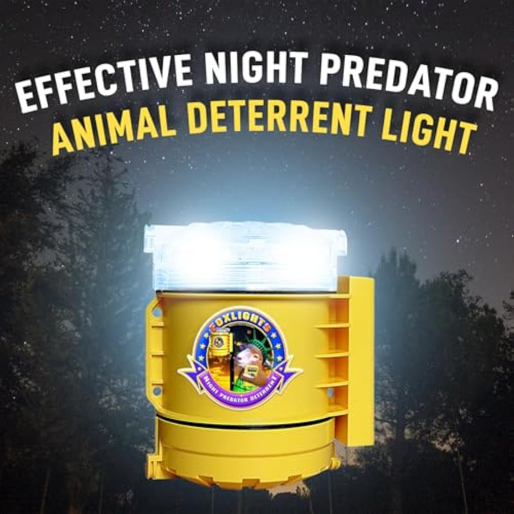 Gallagher Foxlights Battery Predator Deterrent | 360 Degree LED Strobe