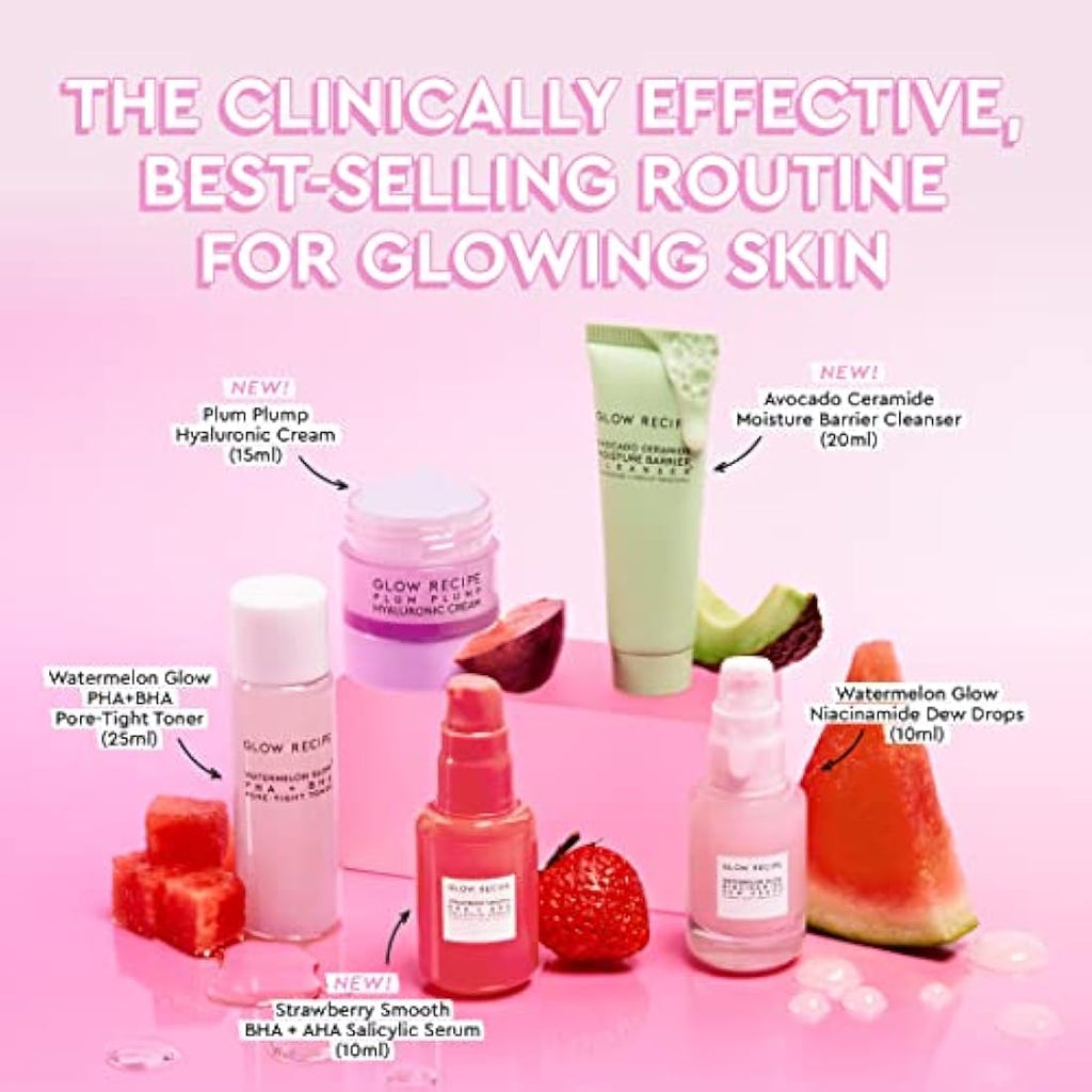Glow Recipe Fruit Babies Skincare Kit – 5-Piece Mini Travel Beauty Set