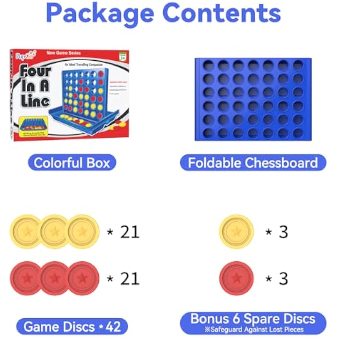 Pup Go Big Size 4 in a Row Board Game – Foldable Strategy Game for Kids