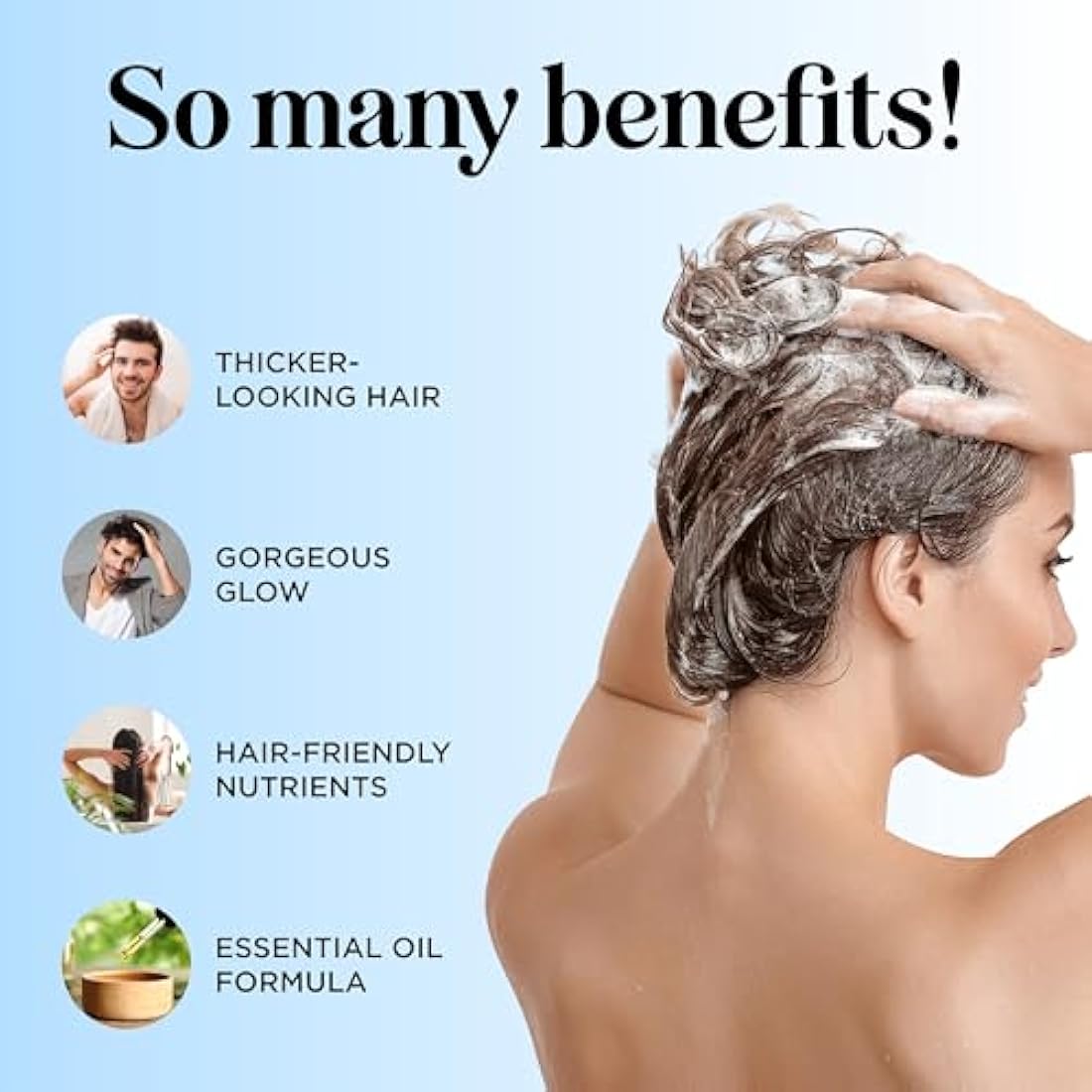 Biotin & Rosemary Volumizing Shampoo for Thinning Hair