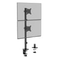 VonHaus Vertical Double Monitor Stand | 13-32" Dual VESA Mount