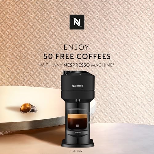 Nespresso Vertuo Next Coffee Machine by Krups - Light Grey, 1.1L