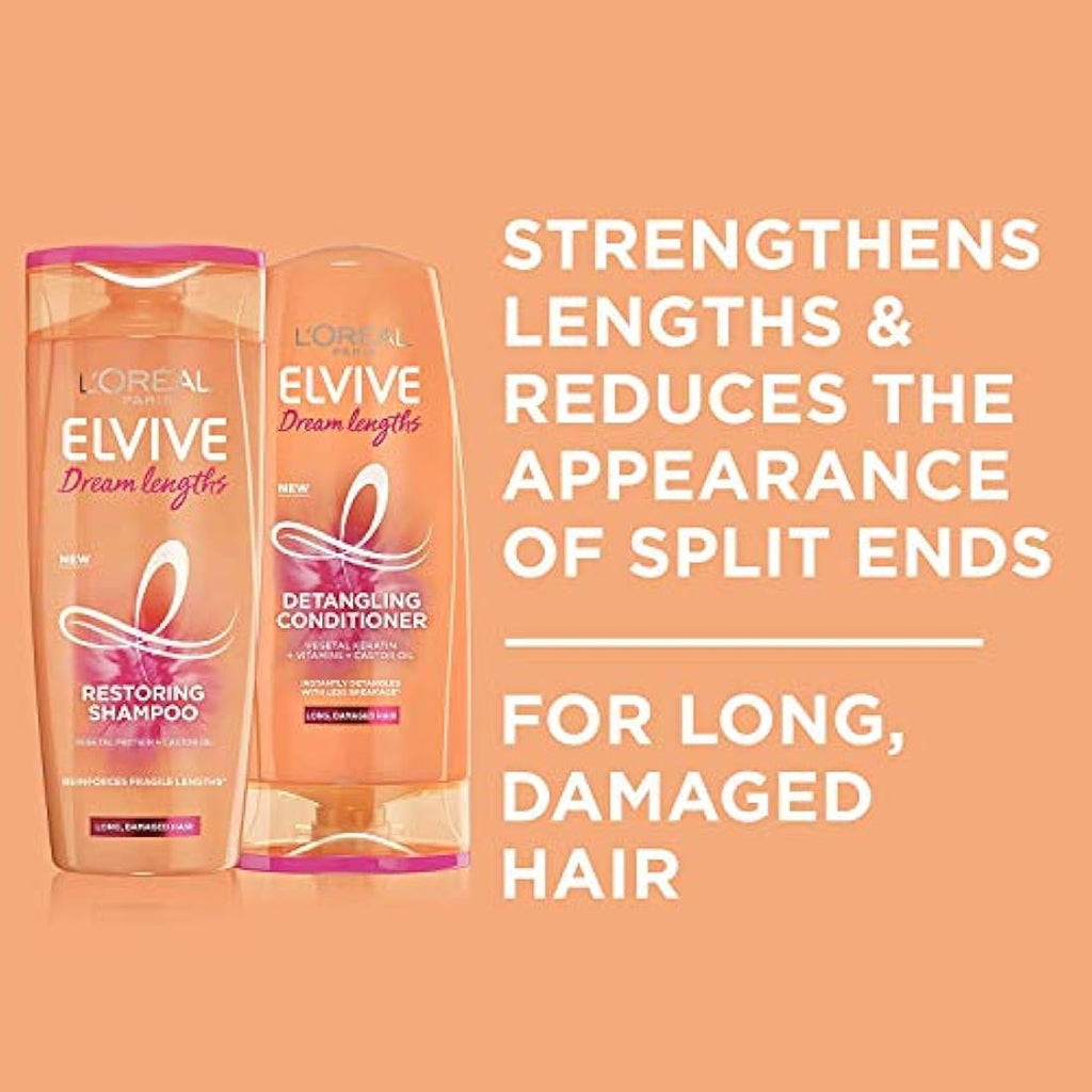 L'Oreal Paris Elvive Dream Lengths Keratin Conditioner for Long Hair - 400ml