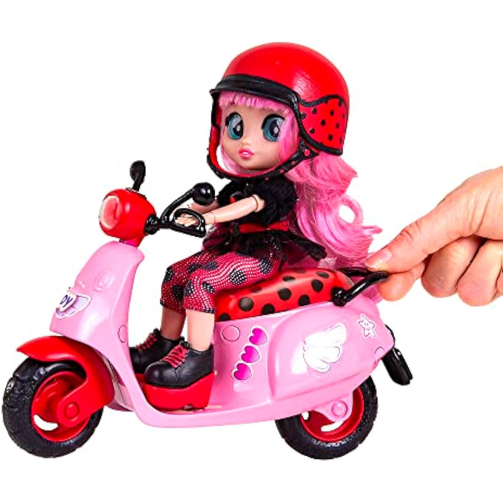 Cry Babies BFF Lady Playset con Scooter e 10 Accessori - Bambola