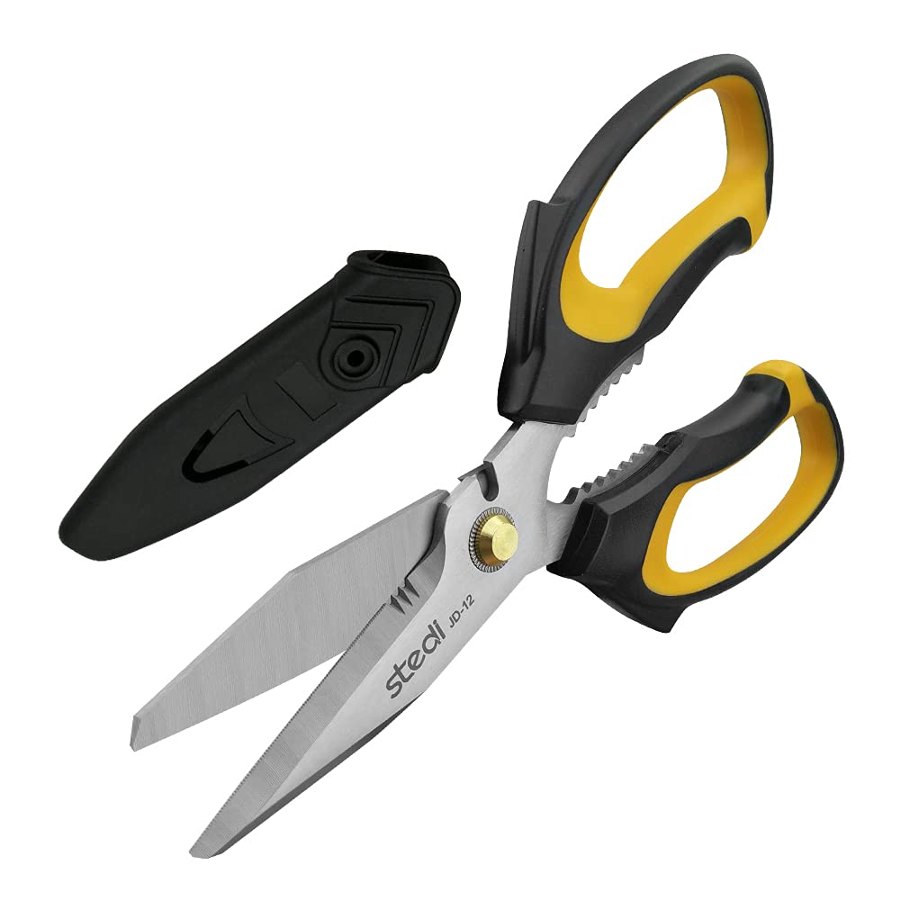 Stedi 9-inch Heavy Duty Scissors | Stainless Steel Shears for Cardboard