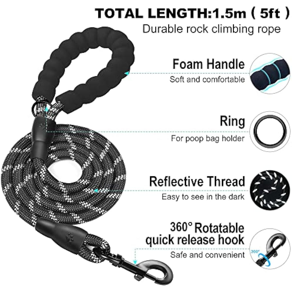 No Pull Dog Harness and Lead Set | Reflective Mesh Vest