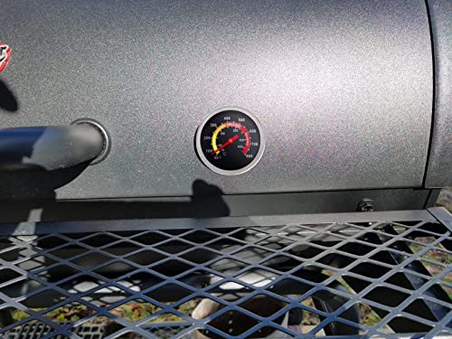 BBQ Grill Temperature Gauge – 2 Pcs Charcoal Smoker Thermometer