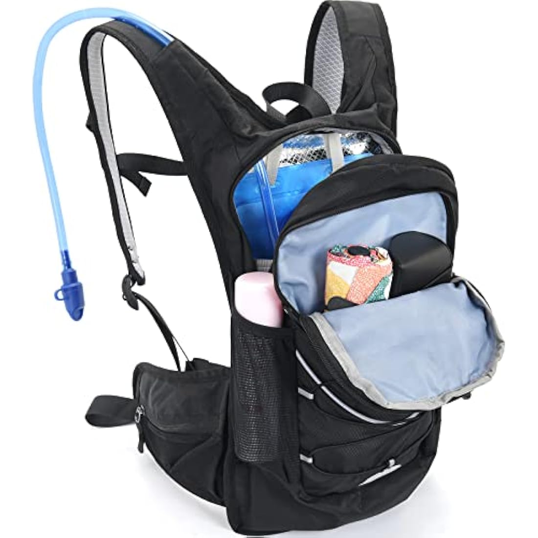 BBAIYULE Hydration Backpack with 2L BPA-Free Bladder | Lightweight Nylon
