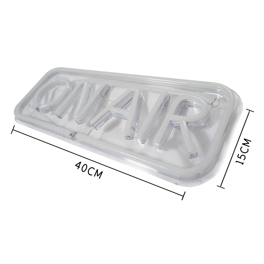 ON AIR Neon Sign – LED Studio Live Light for Gamers & Streamers