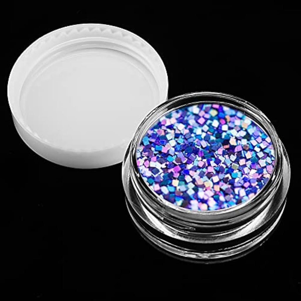 PINGEUI 100 Pcs 5ml Cosmetic Pots – Clear Plastic Sample Jars with Lids