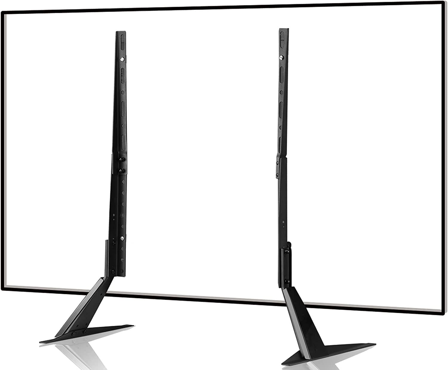 Suptek Universal TV Stand – Metal Height Adjustable Legs for 20-65"