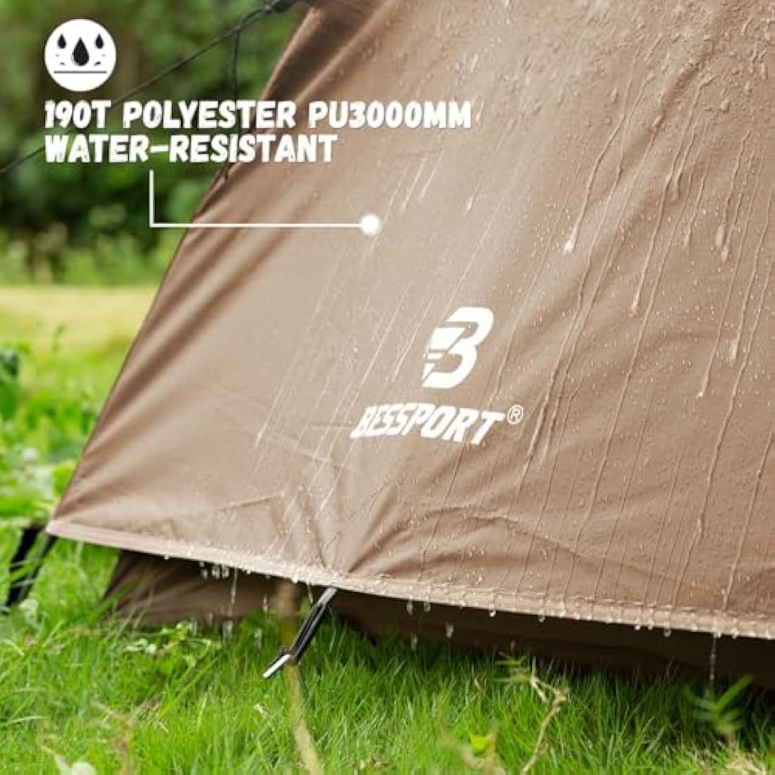 Bessport 3-Person Backpacking Tent – Waterproof Lightweight Shelter